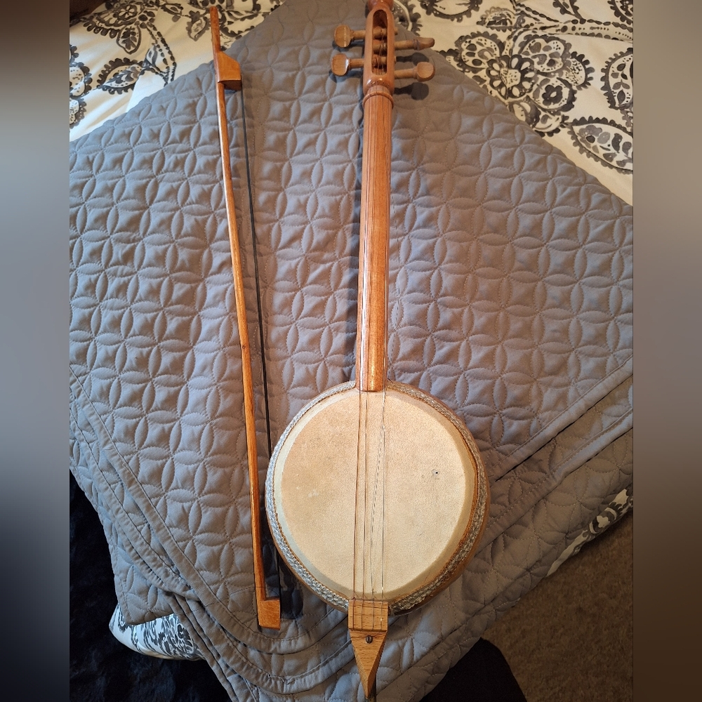 An Authenic Turkish Kabak Kemame Instrument Made From A Gourd